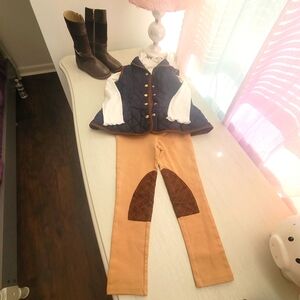 Janie and Jack Toddler girls Riding Outfit